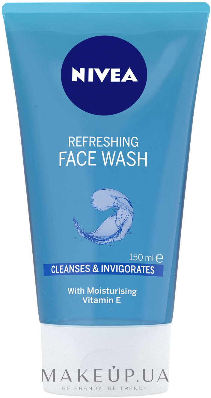 Освежающий гель для умывания для нормальной и комбинированной кожи - NIVEA Refreshing Face Wash — фото 150ml