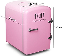 Косметический мини-холодильник, розовый - Fluff Cosmetic Fridge — фото N2