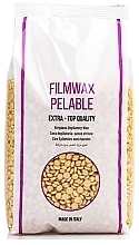 Віск для депіляції плівковий у гранулах, жовтий - DimaxWax Filmwax Pelable Stripless Depilatory Wax Yellow — фото N1