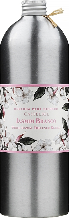 Запасний блок для аромадифузора "Білий жасмин" - Castelbel White Jasmine Diffuser Refill — фото N1