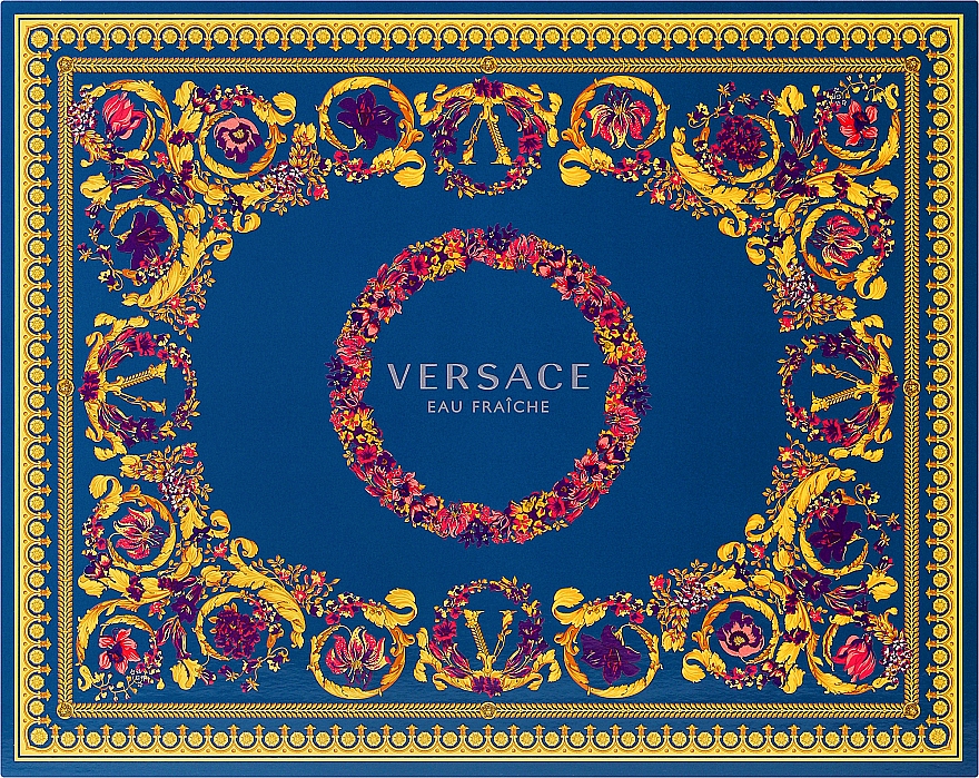 Versace Man Eau Fraiche - Набір (edt/100ml + edt/mini/10ml + deo/stick/75ml) — фото N1