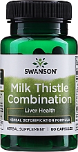 Дієтична добавка "Розторопша" 60 шт. - Swanson Milk Thistle Combination — фото N1