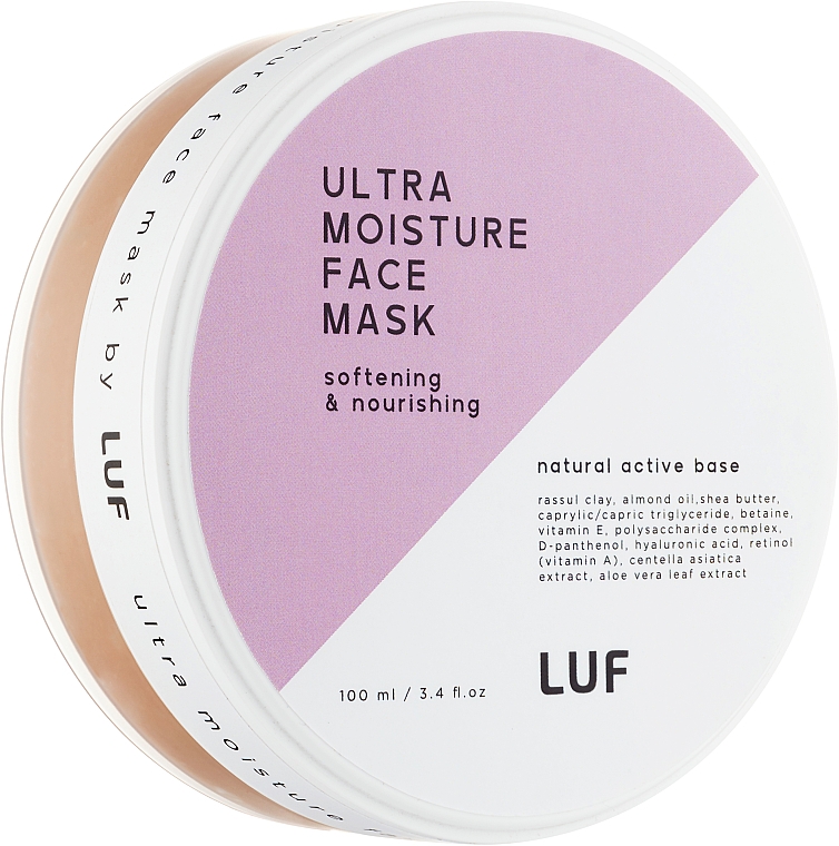 Маска для лица с ретинолом, гиалуроновой кислотой и марокканской глиной - Luff Ultra Mousture Face Mask — фото N1