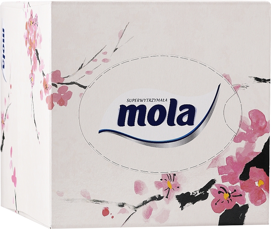 Трехслойные салфетки, сакура - Mola Tissue — фото N1
