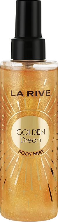 Спрей для тела с блестками - La Rive Golden Dream Shimmer Mist — фото N1