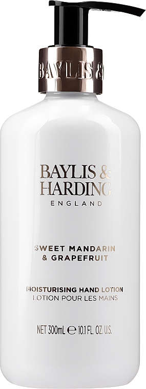 Набор - Baylis & Harding Sweet Mandarin & Grapefruit (h/wash/300ml + h/cr/130ml + h/lot/300ml) — фото N3