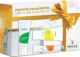 Духи, Парфюмерия, косметика Дорожный набор - Image Skincare Festive Favourites Travel Set (f/gel/44ml + d/f/cream/50ml + serum/15ml)