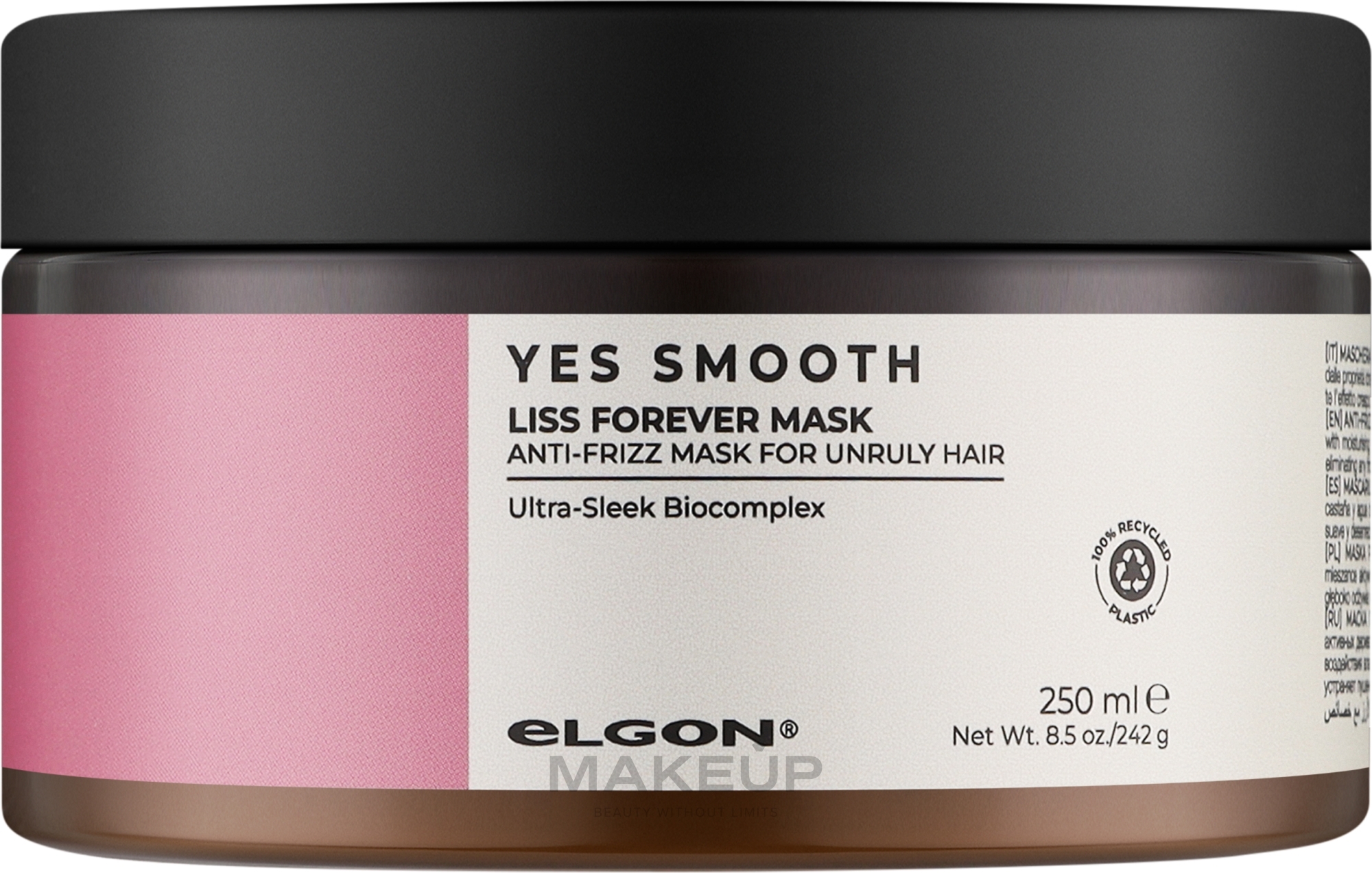 Маска для надання гладкості волосся - Elgon Yes Smooth Liss Forever Mask — фото 250ml