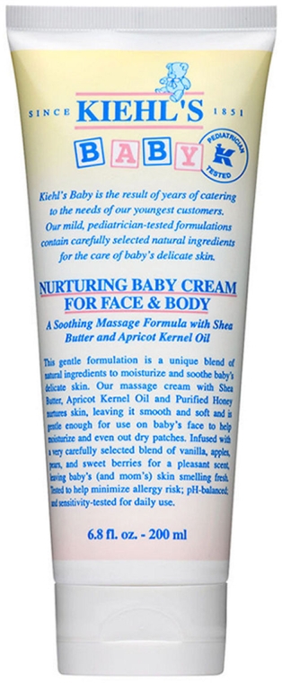 Дитячий живильний крем для обличчя і тіла - Kiehl`s Nurturing Baby Cream For Face and Body — фото N1