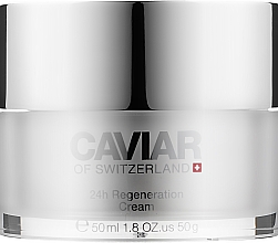 Духи, Парфюмерия, косметика 24-часовой восстанавливающий крем для лица - Caviar Of Switzerland 24h Regenaration Cream