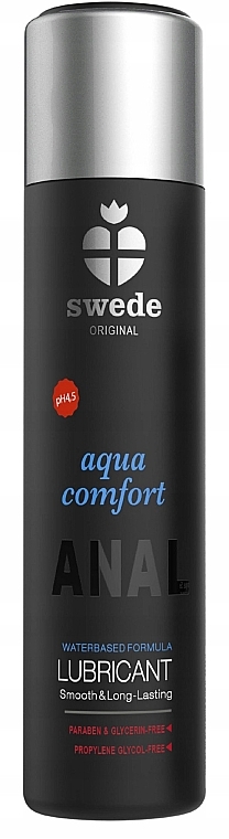 Анальний лубрикант на водній основі - Swede Woman Aqua Comfort Anal Lubricant — фото N1