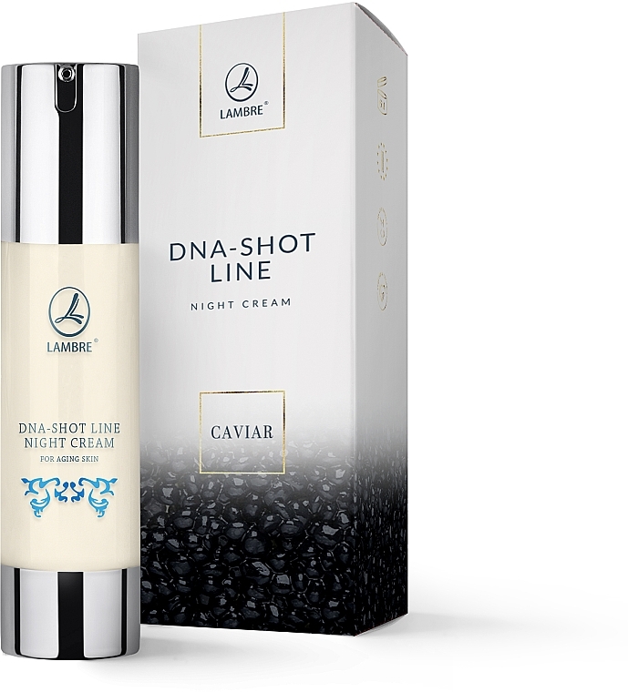 Нічний крем для обличчя - Lambre DNA-Shot Line Night Cream For Aging Skin — фото N1