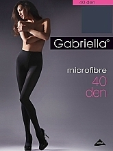 Парфумерія, косметика Колготки для жінок "Microfibre" 40 Den, grafit - Gabriella