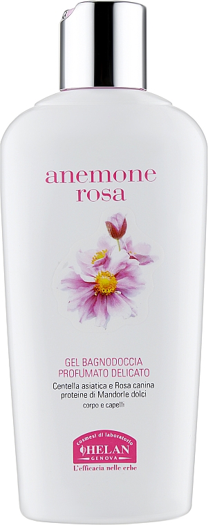 Ароматизований делікатний гель для душу - Helan Pink Anemone Delicate Scented Bath & Shower Gel — фото N1