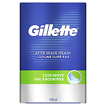 Лосьон после бритья "Свежий" - Gillette Series Cool Wave After Shave Splash For Men — фото N1