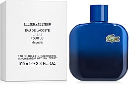 Lacoste Eau de Lacoste Pour Homme L.12.12. Magnetic - Туалетна вода (тестер з кришечкою) — фото N2