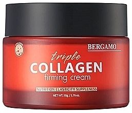 Укрепляющий крем для лица с тройным коллагеном - Bergamo Triple Collagen Firming Cream — фото N2