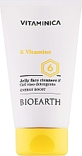 Очищувальний гель для обличчя - Bioearth Vitaminica 6 Vitamins Jelly Face Cleanser — фото N1