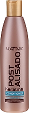 Набор - Kativa Straightening Post Treatment Keratin (shm/250ml + cond/250ml + mask/250ml) — фото N3