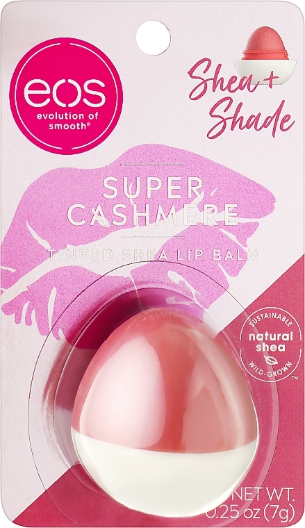 Бальзам для губ "Кашемир" - EOS Super Cashmere Tinted Shea Lip Balm