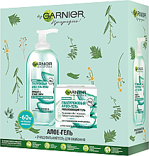 Духи, Парфюмерия, косметика Набор "Алоэ-Гель " - Garnier Skin Naturals (wash/gel/200ml + gel/50ml)