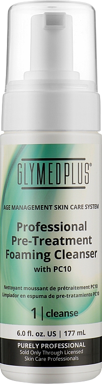 Пінка для вмивання - GlyMed Plus Age Management Professional Pre-Treatment Foaming Cleanser — фото N1