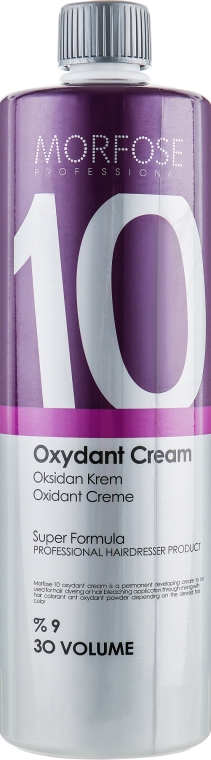 Окислитель 9% - Morfose 10 Oxidant Cream Volume 30 — фото N1