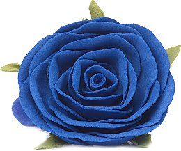 Резинка для волос ручной работы "Синяя роза" - Katya Snezhkova — фото N2