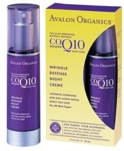 Духи, Парфюмерия, косметика Крем для защиты от морщин "Коэнзим Q10" - Avalon Organics CoQ10 Repair Wrinkle Defense Creme-Broad Spectrum SPF 15