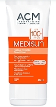 Крем тональний сонцезахисний з SPF 100+ для обличчя - ACM Laboratoires Medisun Tinted Cream Light Tint SPF100 — фото N1