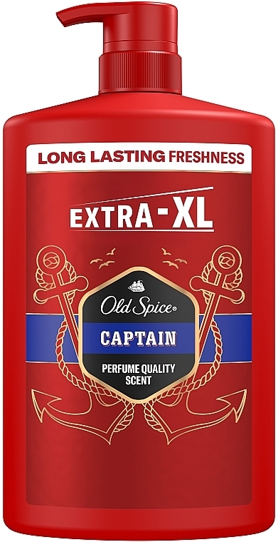 Шампунь -гель для душу 3 в 1 - Old Spice Captain Shower Gel + Shampoo 3 in 1 — фото N1