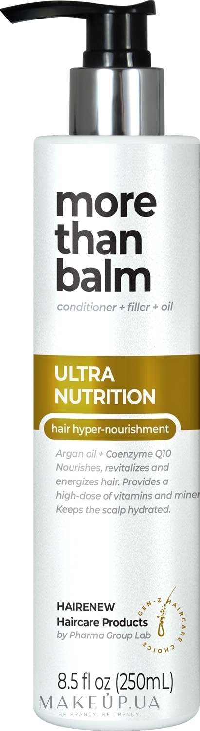 Бальзам для волос "Гиперпитание от корней до кончиков" - Hairenew Ultra Nutrition Balm Hair — фото 250ml