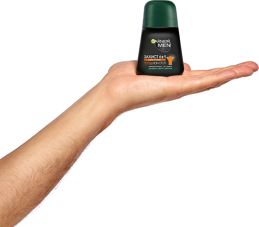 Кульковий дезодорант-антиперспірант для тіла для чоловіків "Захист 6 в 1" - Garnier Men  — фото N3