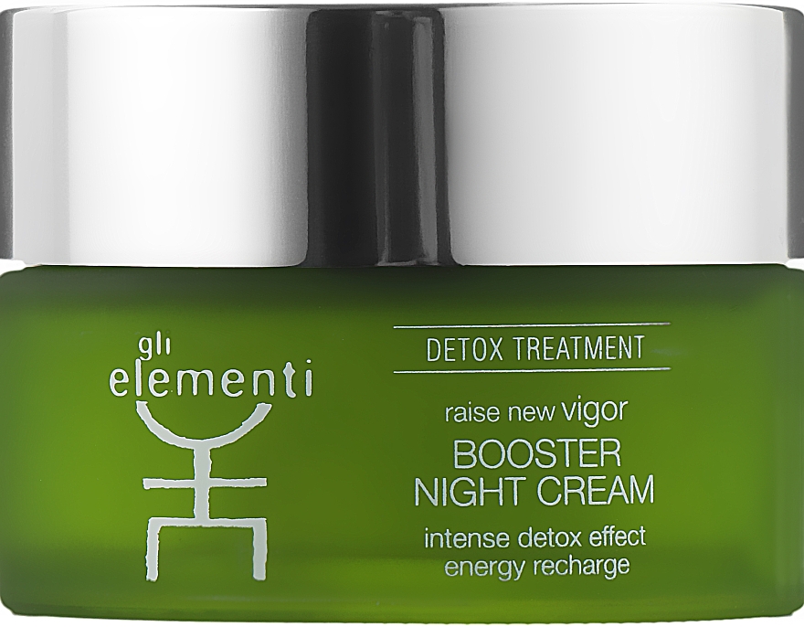 Крем для обличчя нічний - Gli Elementi Detox Line Booster Night Cream (тестер) — фото N1