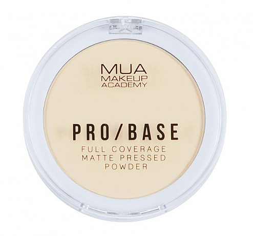 Компактная матирующая пудра для лица - MUA Pro-Base Full Coverage Matte Pressed Powder — фото N1