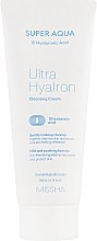 Духи, Парфюмерия, косметика Очищающий крем для лица с гиалуроновой кислотой - Missha Super Aqua Ultra Hyalron Cleansing Cream