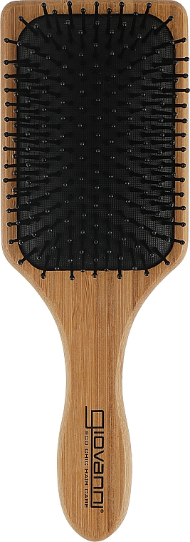 Бамбукова прямокутна щітка для волосся - Giovanni Bamboo Paddle Hair Brush — фото N1