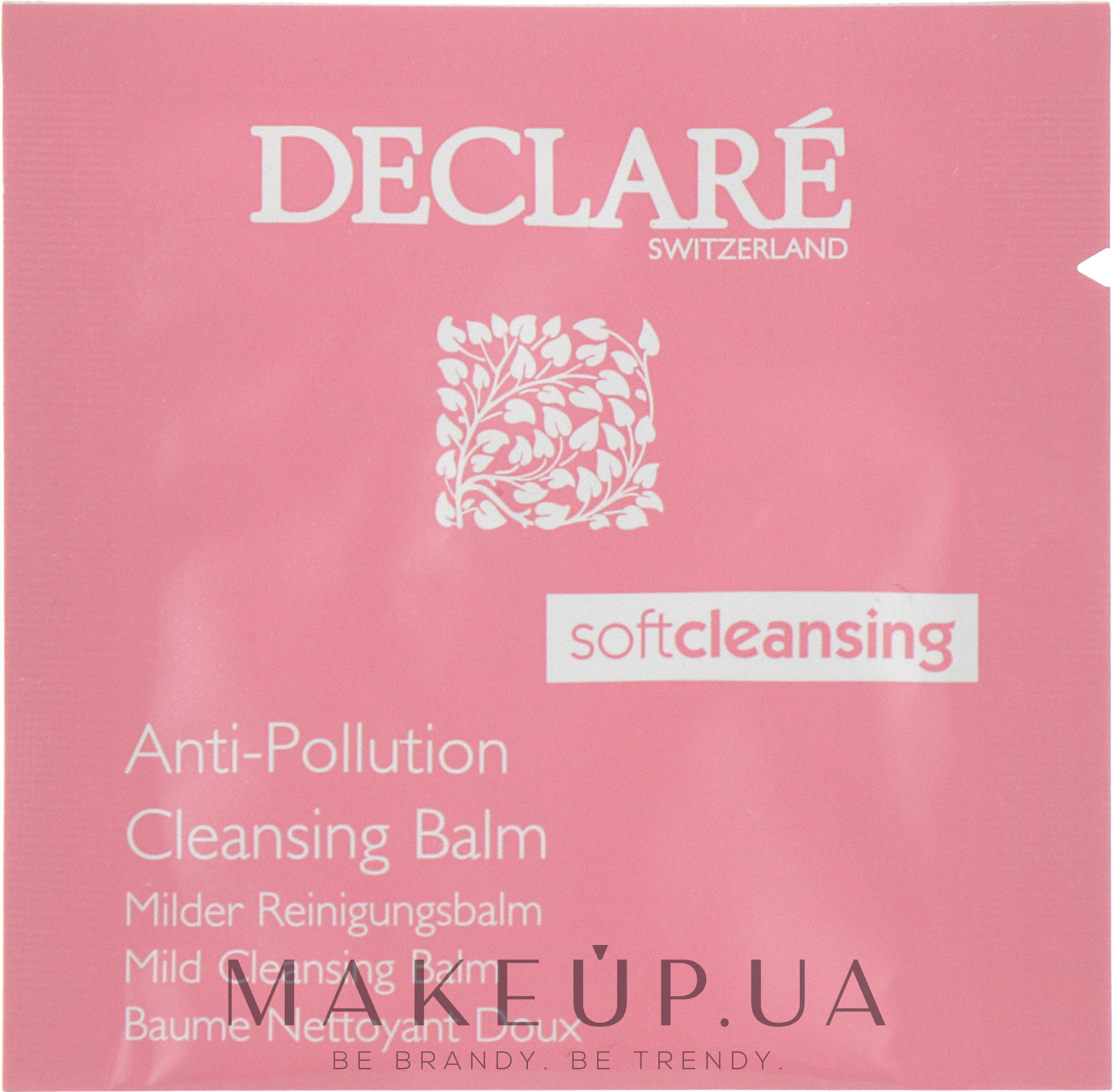 Очищающий бальзам для лица - Declare Soft Cleansing Anti-Pollution Cleansing Balm (пробник) — фото 1.5ml