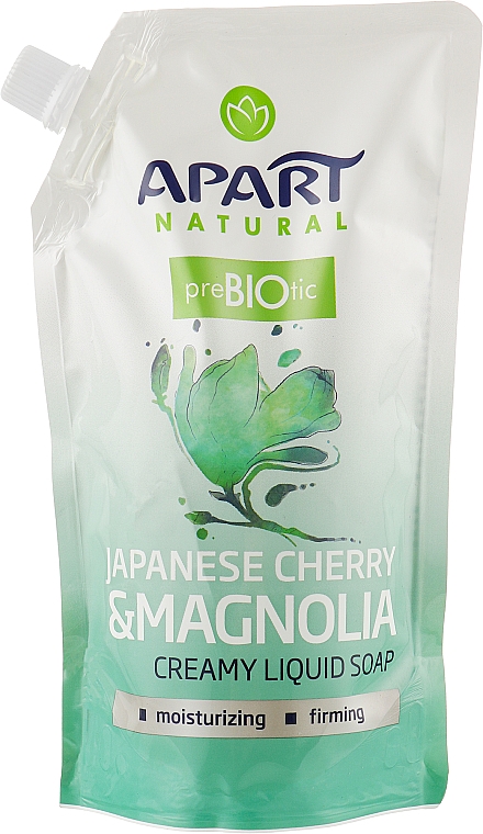 Жидкое крем-мыло "Японская вишня и магнолия" - Apart Natural Japanese Cherry & Magnolia Soap (дой-пак) — фото N1