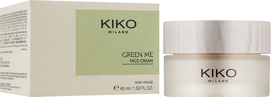 Зволожувальний крем для обличчя - Kiko Milano Green Me Gentle Face Cream — фото N2