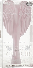Расческа-ангел компактная, розовая, 14,8x7,5 см - Tangle Angel Cherub Brush Pink — фото N1