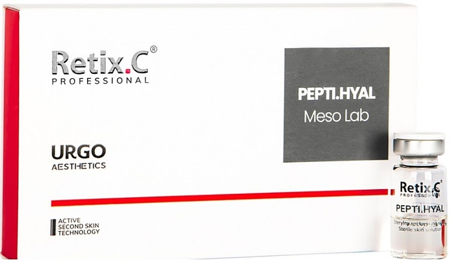 Вітамінна ампула з пептидами - Retix.C Meso Lab Pepti.Hyal — фото N1