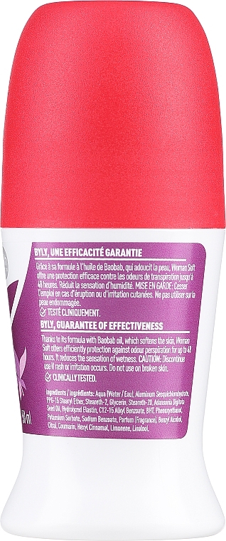 Кульковий дезодорант - Byly Woman Soft Roll-On Deodorant — фото N2