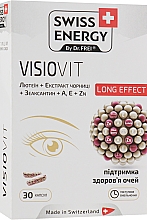 Парфумерія, косметика Вітаміни в капсулах "Підтримка здоров'я очей" - Swiss Energy Visiovit