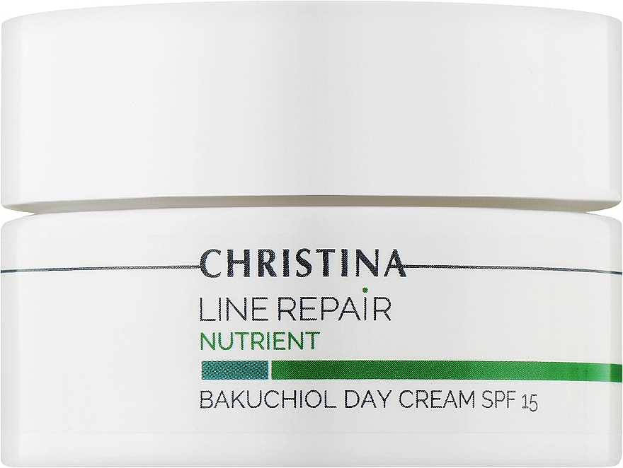 УЦЕНКА Дневной крем SPF 15 с бакучиолом для лица - Christina Line Repair Nutrient Bakuchiol Day Cream SPF 15 * — фото N1