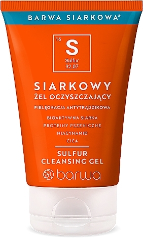 Очищающий гель с серой для лица - Barwa Siarkowa Gel — фото N1
