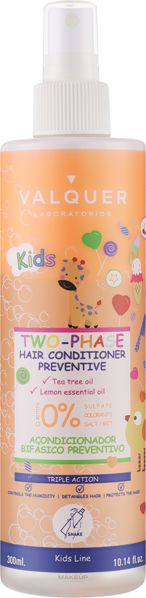 Спрей-кондиционер детский - Valquer Two-Phase Conditioner For Child — фото 300ml