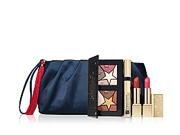 Парфумерія, косметика Набір - Estee Lauder (eye/pallette/1pcs + lipstick/2x3.5g + mascara/8ml + bag)