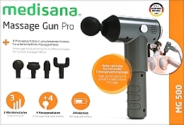Парфумерія, косметика Масажер Gun Pro - Medisana Gun Pro MG 500