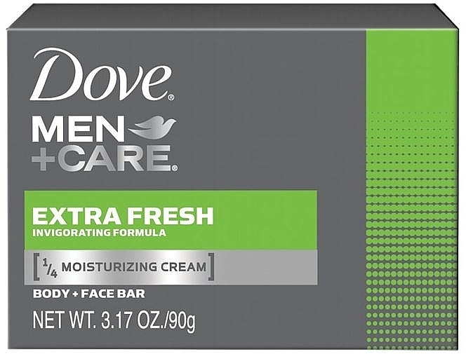 Мыло мужское "Экстрасвежесть" - Dove Men+Care Extra Fresh Body And Face Bar — фото N1